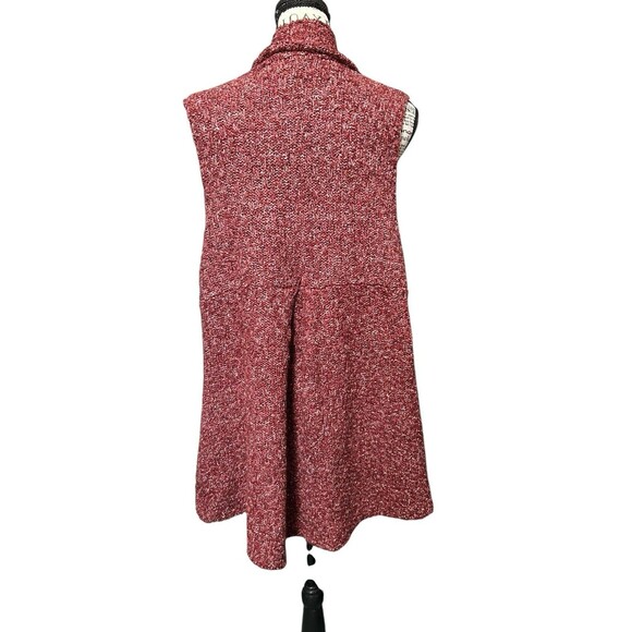 Habitat Clothes To Live In Knit Cardigan Sweater Vest Lg Open Artsy Lagenlook - Picture 3 of 7